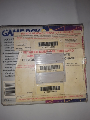 Game Boy Clasica Con Caja