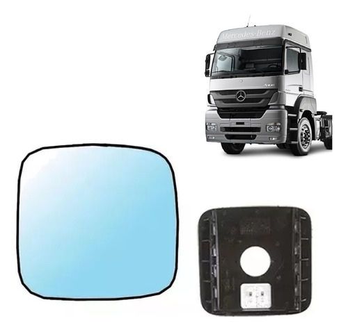 Vidro Retrovisor Auxiliar Mb Axor / Atego Com Desembaçador