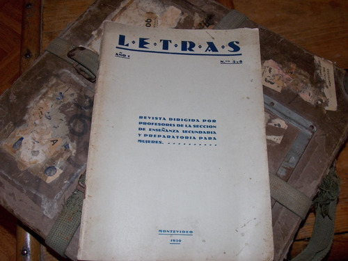 Revista Letras Montevideo 1930