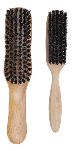 Cepillo Para Barba, Mango Ergonómico Y Bigote, 2 Unidades