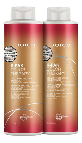  Kit Joico K-pak Color Therapy Shampoo 1l Condicionador 1l