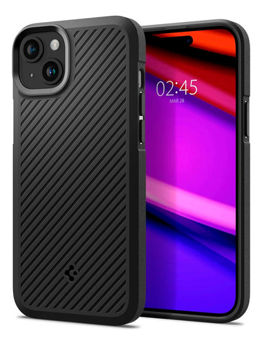 Spigen Funda Core Armor For iPhone 15 Plus Matte Black