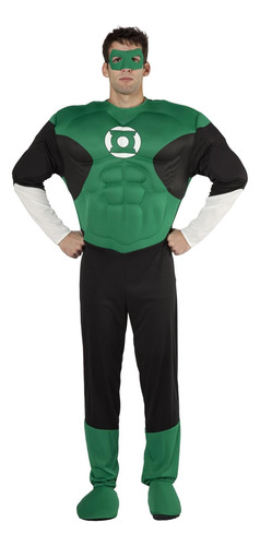 Disfraz De Lujo De Green Lantern, Verde, Grande