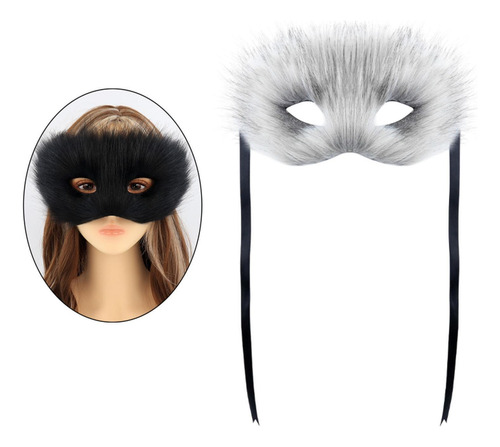 Face Pare Maskerade For Festival Dress Up Gris