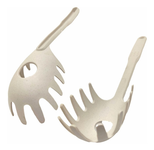 Imagem 5 de 7 de Pegador De Massa Macarrão Salada Utensílio Cozinha Plástico