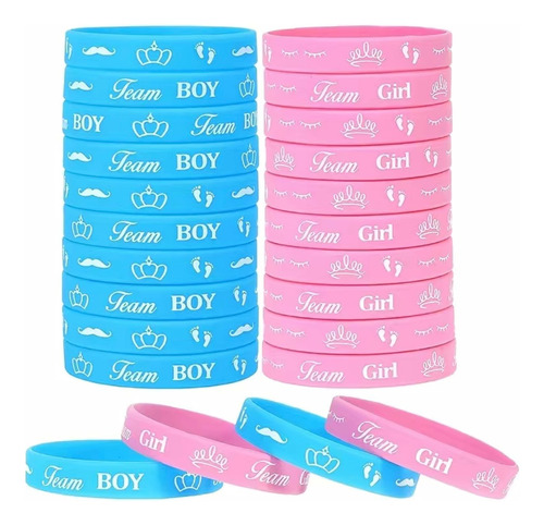 Revelación De Género Juegos Pulseras Team Boy/girl 10 Pcs