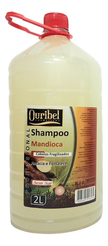  Shampoo Para Salão De Beleza Sem Sal De Mandioca Ouribel 2lt