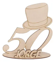 Comprar 18 Centros De Mesa Personalizados Con Nombre Y Número