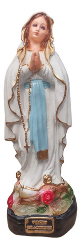 Virgen De Lourdes Figura Modelo De 23 Cm 