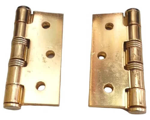 Bisagra De Hierro Dorado 3 X2.5 Pulgadas X 3mm Par 