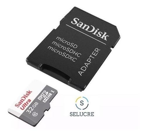 Micro Sd Ultra 32gb Classe10 80mbs Sandisk Original Lacrado