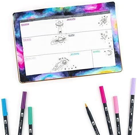 Tombow 56188 Marcadores De Arte Com Pincel Duplo, Galaxy, P