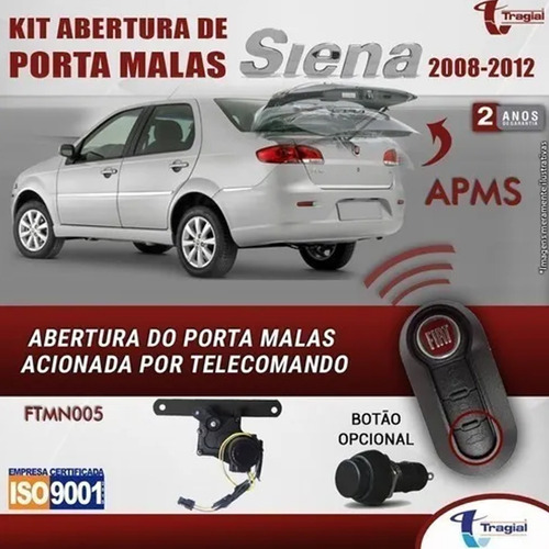 Imagem 2 de 3 de Kit Abertura De Porta Malas Tragial Apms Siena E Palio