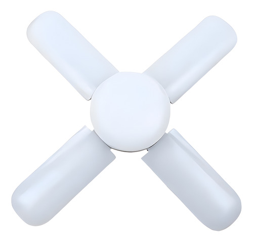 Bombilla Led Foco 36w 4 Hojas Luz Blanca, Para Hogar, Luz Blanco Frío