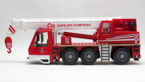 Caminhão Guindaste Dos Bombeiros - Emergency 1/50 - Burago