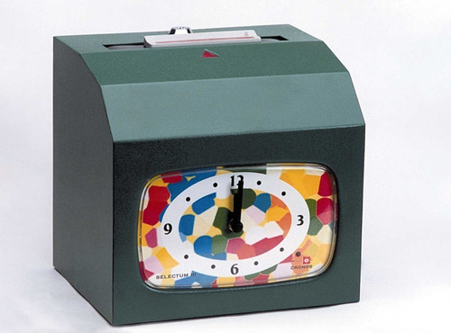 Imagen 6 de 6 de Tarjetas Cronos Cartulina Fichar Reloj Control Horario