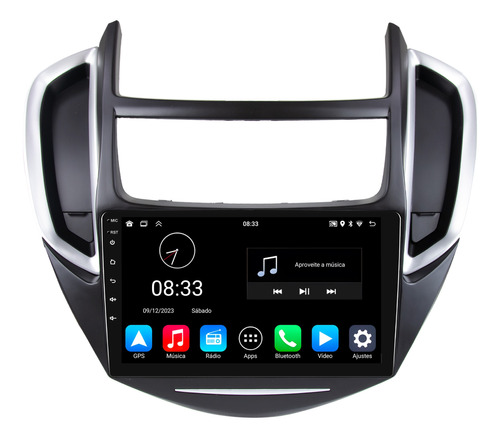 Multimidia Chevrolet Tracker 13/16 Carplay Android 13 32gb