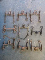 Comprar Lote Antiguos Frenos Para Caballos De Hierro,usados