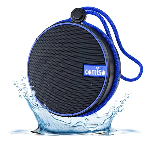  comiso Altavoz Bluetooth impermeable IPX7, altavoces de ducha  inalámbricos con sonido HD, pequeño altavoz portátil al aire libre  compatible con tarjeta TF para canotaje, piscina, senderismo, camping,  regalos para hombres y