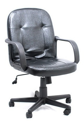 Silla Gerencial Negra Simil Cuero Am160gen27