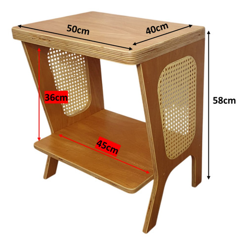 Rack Para Discos De Vinil Lps E Aparelhos Com Palha Indiana
