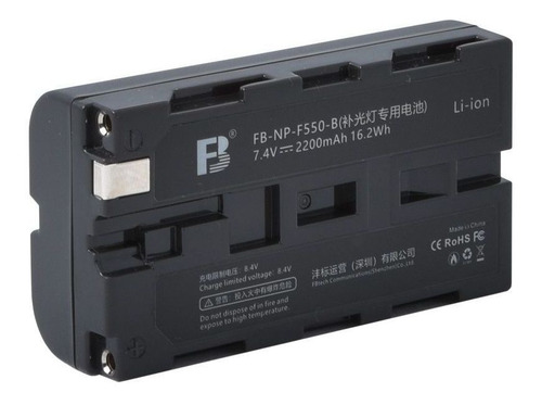 Fb Batería Fb-np-f550-b Reemplazo A Np-f550 Para Focos