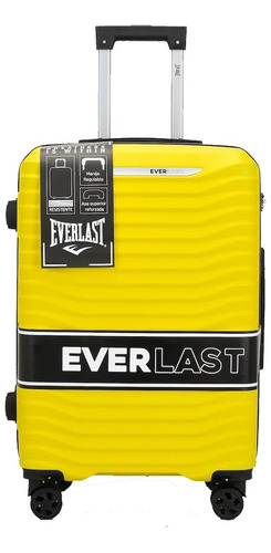 Valija Everlast Carry On 20 Rigida 8 Ruedas 360 Color Amarillo 27393