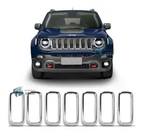 Comprar Kit 7 Aros Cromados De Parrilla Jeep Renegade 2019 2020