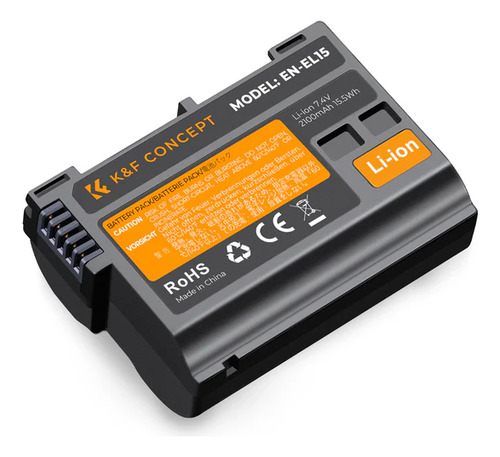 Batería Recargable K&f Concept En-el15 Para Nikon