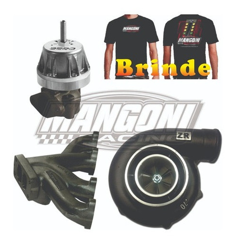 Kit Turbina Zr .70 + Coletor Escape + Wastegate  + Brindes