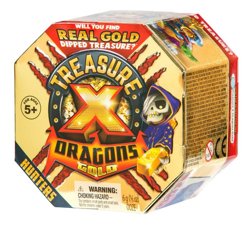 Treasure X S2 Cazador De Tesoro Pack Dragons Oro Real