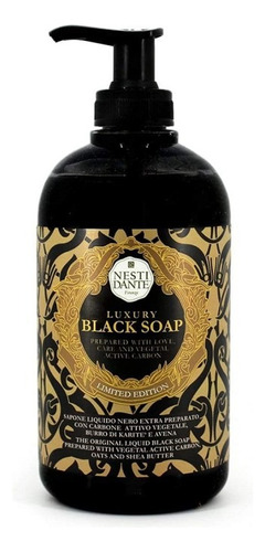 Jabón Liquido Italiano Nesti Dante - Luxury Black Soap