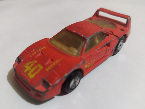 Hot Wheels Ferrari 1988 Motor Abierto Rojo 40