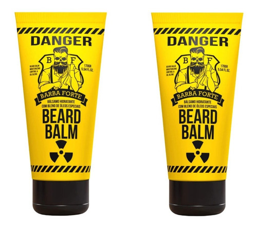 2 Beard Balm Bálsamo Para Barba Danger 170g - Barba Forte