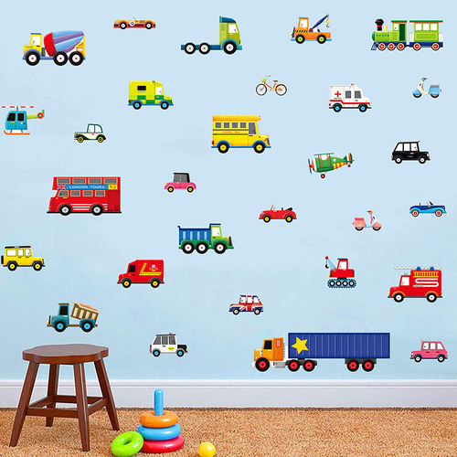 B Stickers De Juguete For Pared De Coche, Vehículos, Habita
