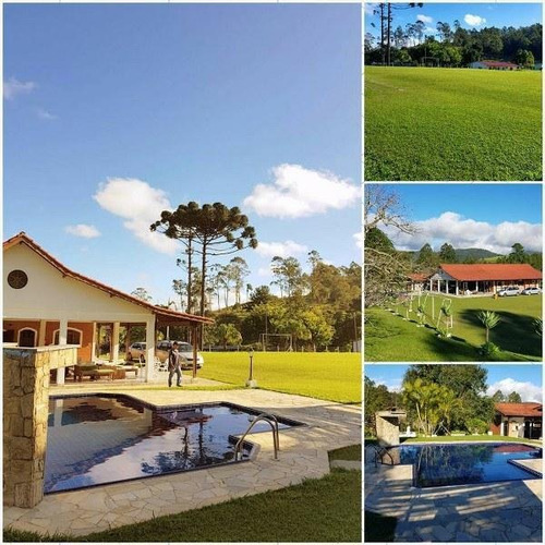 Chácara Com 12 Dormitórios À Venda, 124000 M² Por R$ 1.900.000 - Centro - Biritiba Mirim/sp - Ch0019
