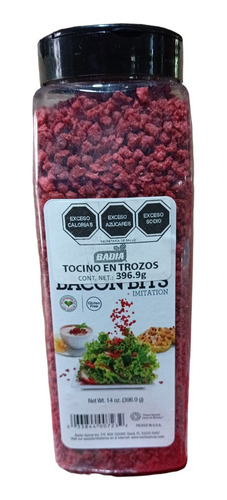 2 Piezas Badia Imitación De Tocino En Trozos 396.9grs C/u