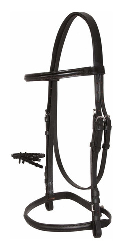 Acerugs Brown Negro Caballo Elevado Ingl Bridle Reins