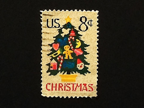 Estampilla De Estados Unidos Christmas 8 Cent 1973