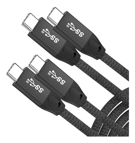 Usebean Cable Usb C A Usb C De 100 W 1.5 Pies (paquete De 2)