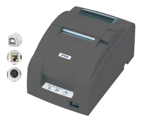 Impresora Epson Tm-u220pd-806 Usb Dk Punto De Venta + Cinta