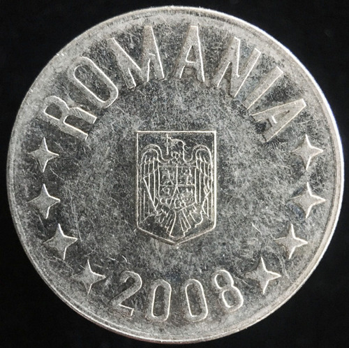 Rumania, 10 Bani, 2008. Casi Sin Circular