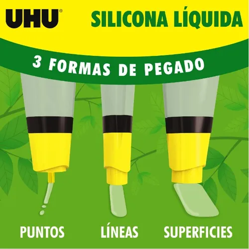 Uhu Silicona Líquida 95 Ml Pegamento Universal