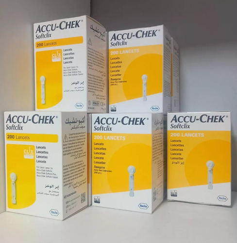 Lancetas Accu-chek Softclix - Caja 200 Unidades