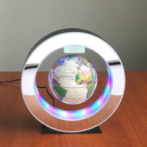 Globo De Levitación Magnética Led De Rotación Luminosa 4inch