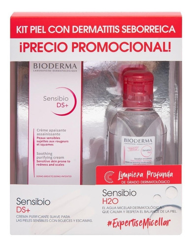 Kit Bioderma Sensibio Ds+ 40ml + Regalo