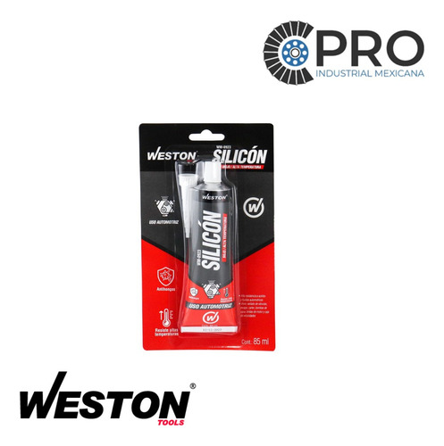 6 Silicon Rojo Alta Temperatura Tubo 85ml Wm-0923