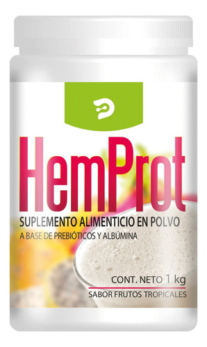 Hemprot Polvo 1 Kg Desacaf -of Sabor FRUTOS TROPICALES