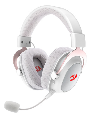 Headset Gamer Zeus Pro Sakura Edition Branco