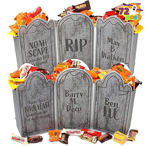 Joyin 72 Bolsas De Papel Para Regalos Spooky Tombstone